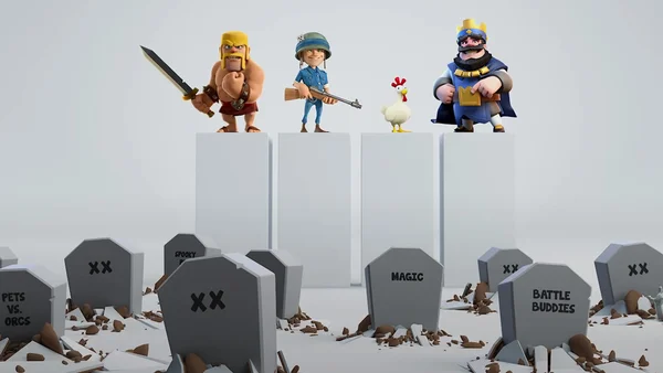 Все закрытые игры Supercell