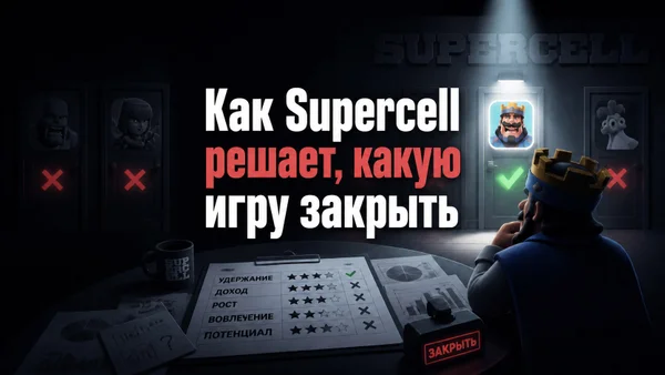 Как Supercell решает, какую игру закрыть