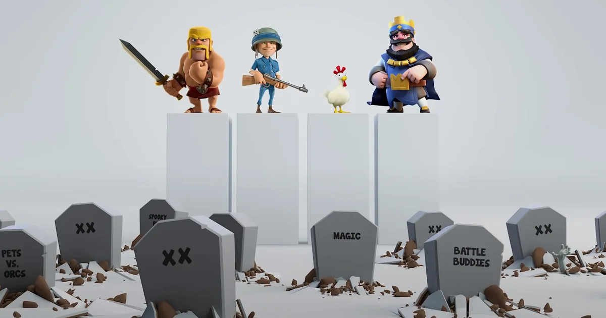 Все закрытые игры Supercell