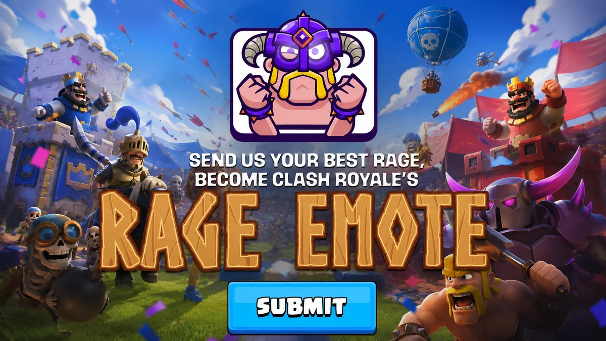 Конкурс на рейдж-эмодзи в Clash Royale