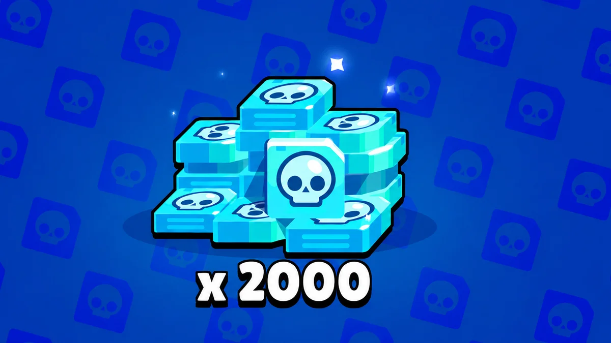 Бесплатные 2000 кредитов в Brawl Stars